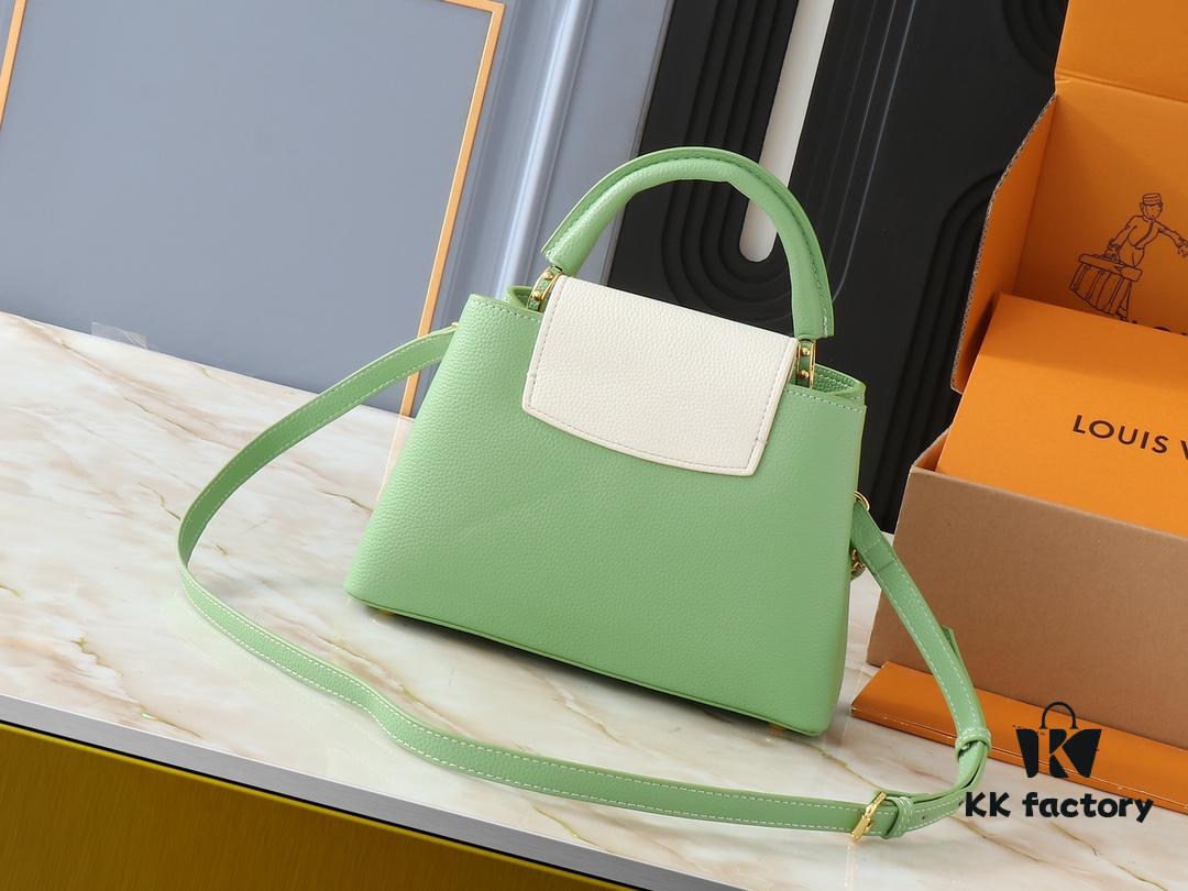 Upgraded Original M23949 M23950 M24471 M23951 Capucines BB Handbag with Elegant Lovelock Chain