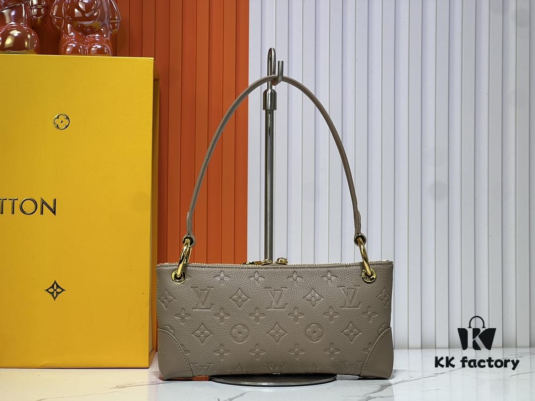 Upgraded Original M12174 This Pochette Sèvres Belongs to the LV Ski Collection, Ready to Shine in a 'Sparkling' Gunmetal Tone