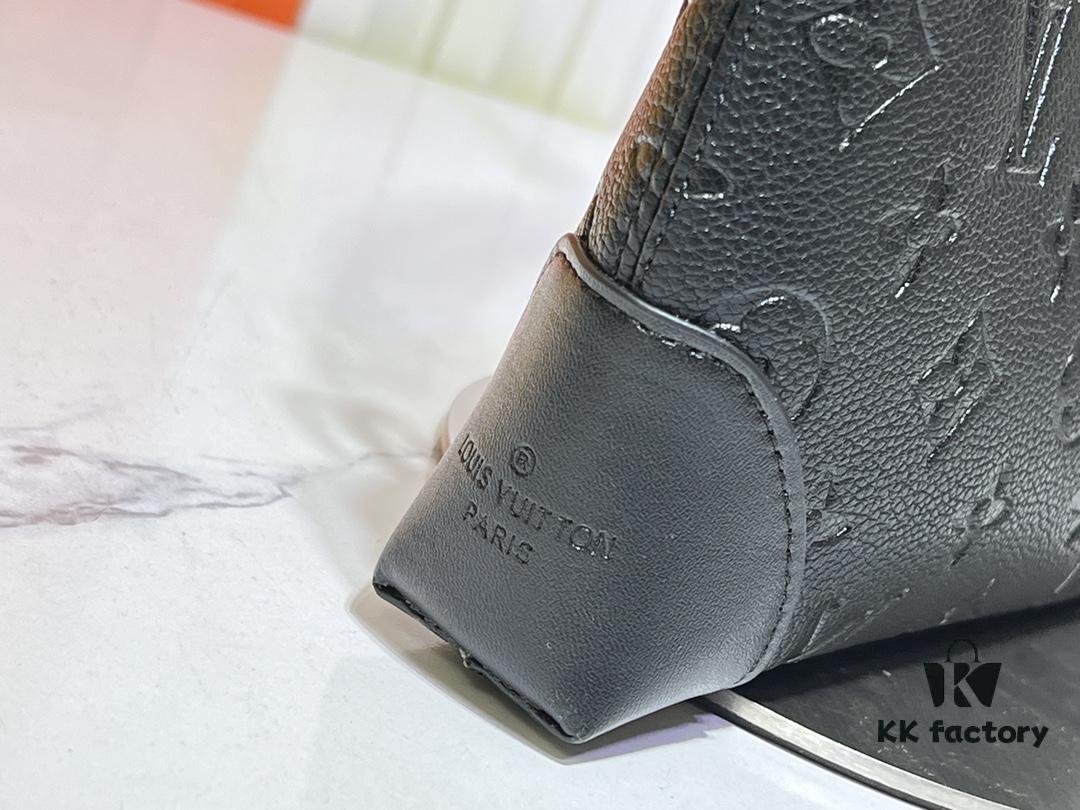 Upgraded Original M12174 Pochette Sèvres from LV Ski Collection in Sleek Gunmetal Tone