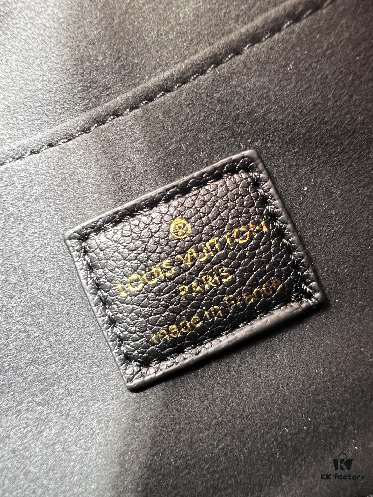 Upgraded Original M12174 Pochette Sèvres from LV Ski Collection in Sleek Gunmetal Tone