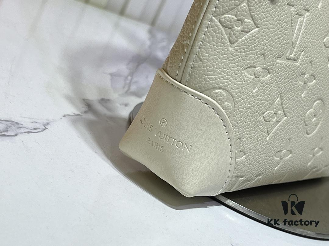 Upgraded Original M12174 Pochette Sèvres from LV Ski Collection in Shiny Gunmetal Tone