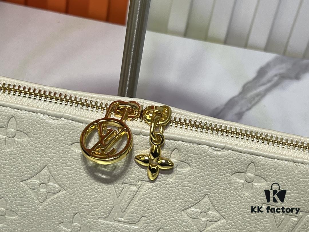 Upgraded Original M12174 Pochette Sèvres from LV Ski Collection in Shiny Gunmetal Tone