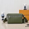 Upgraded Original [Takeoff Small Aer Messenger Bag] M25125 24769 57080 Black Military Green