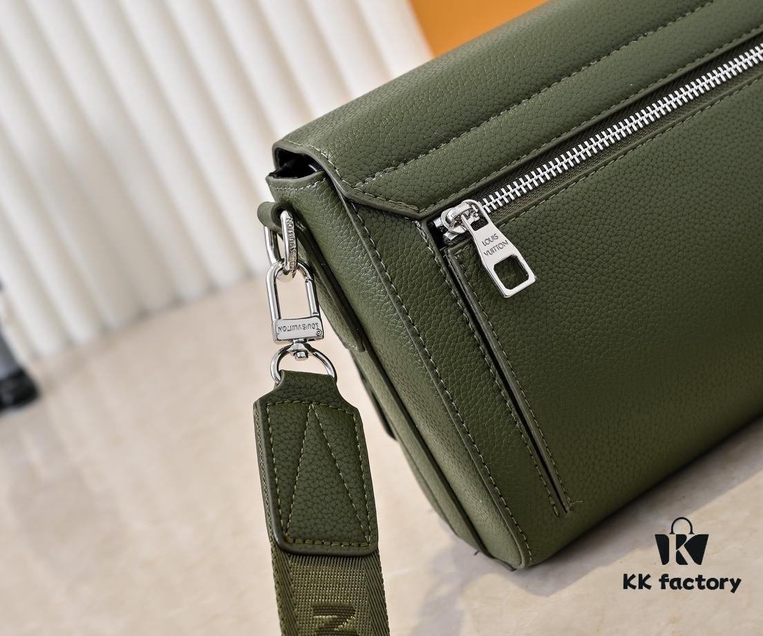 Upgraded Original [Takeoff Small Aer Messenger Bag] M25125 24769 57080 Black Military Green