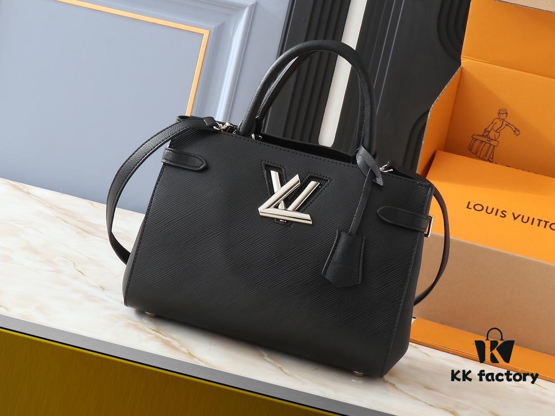 Upgraded Original Version M54811 M54810 This Twist Tote Bag Features Modern Silhouettes and Luxurious Design Elements Such as the Classic LV Twist Lock and Crossbody Strap, Destined to Become a New Center of Attention