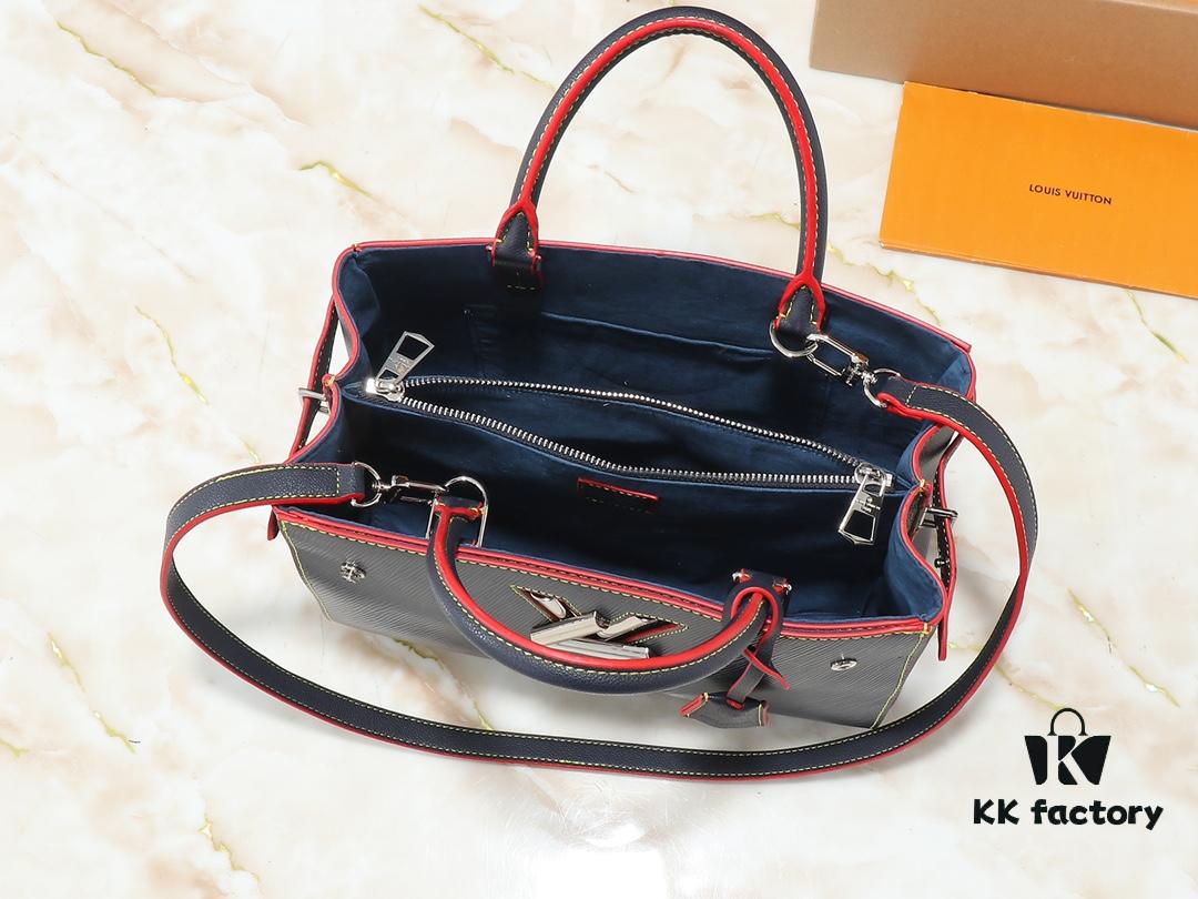 Upgraded Original Version M54811 M54810 This Twist Tote Bag Features Modern Silhouettes and Luxurious Design Elements Including the Classic LV Twist Lock and Crossbody Strap, Destined to Become a New Centerpiece of Attention