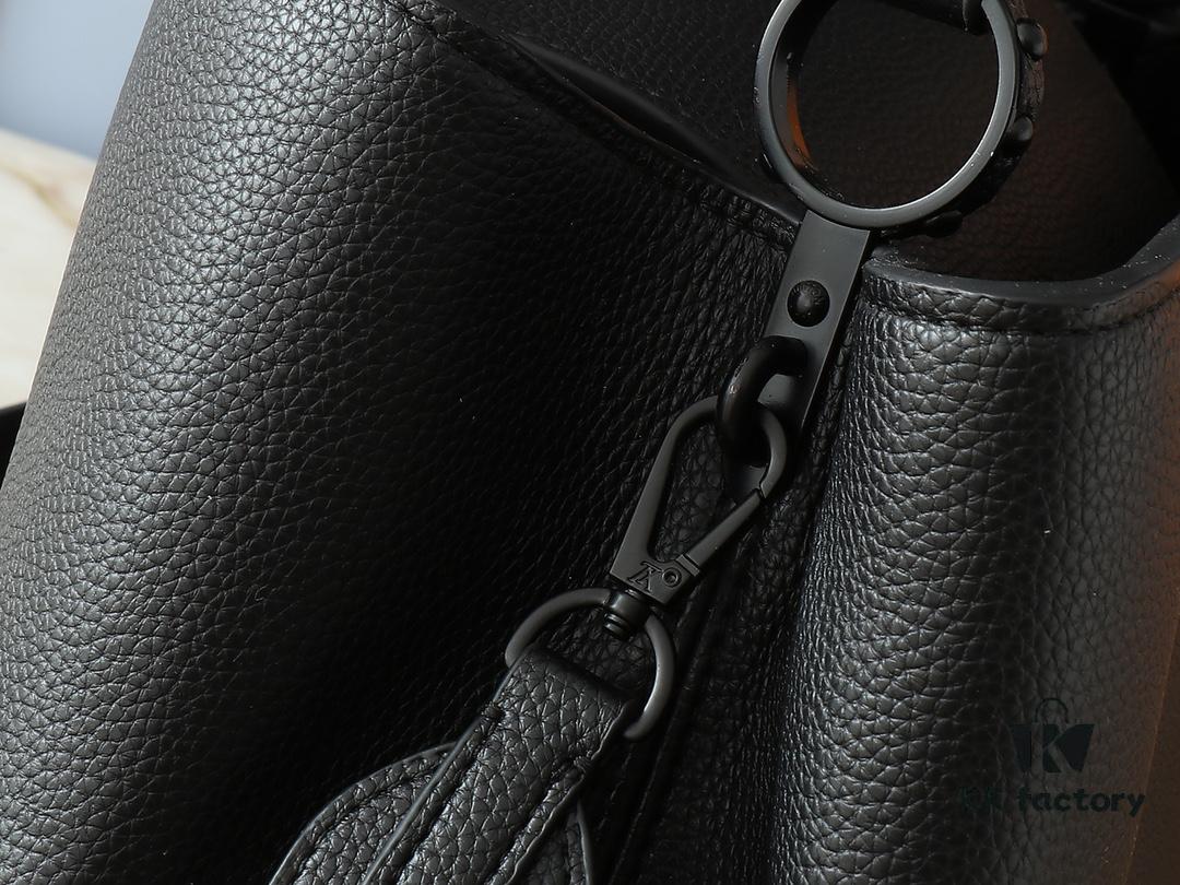 Upgraded Original M24880 M24879 M24620 M24607 Black Out Capucines Souple Large Handbag