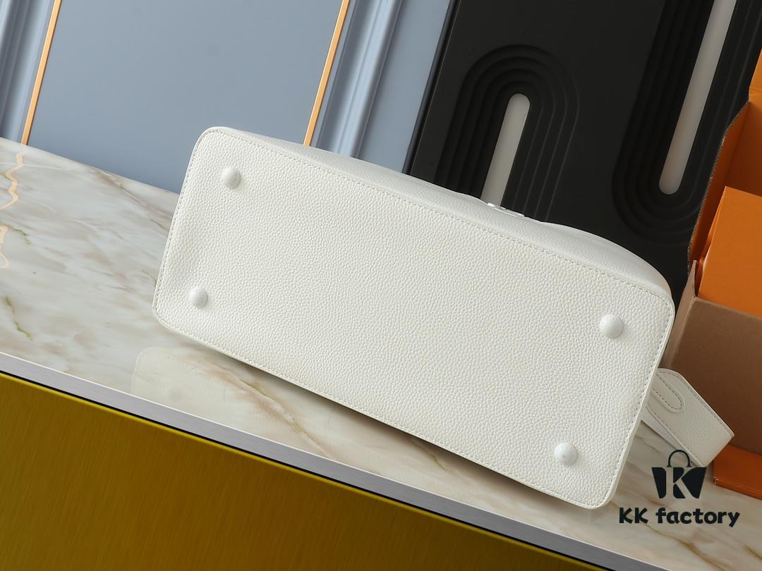 Upgraded Original M24880 M24879 M24620 M24607 Black Out Capucines Souple Large Handbag