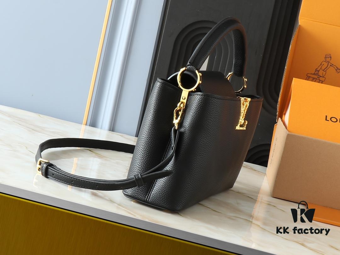 Upgraded Original M24664 M24671 M24666 Capucines East West Medium Handbag from LV Crush Collection