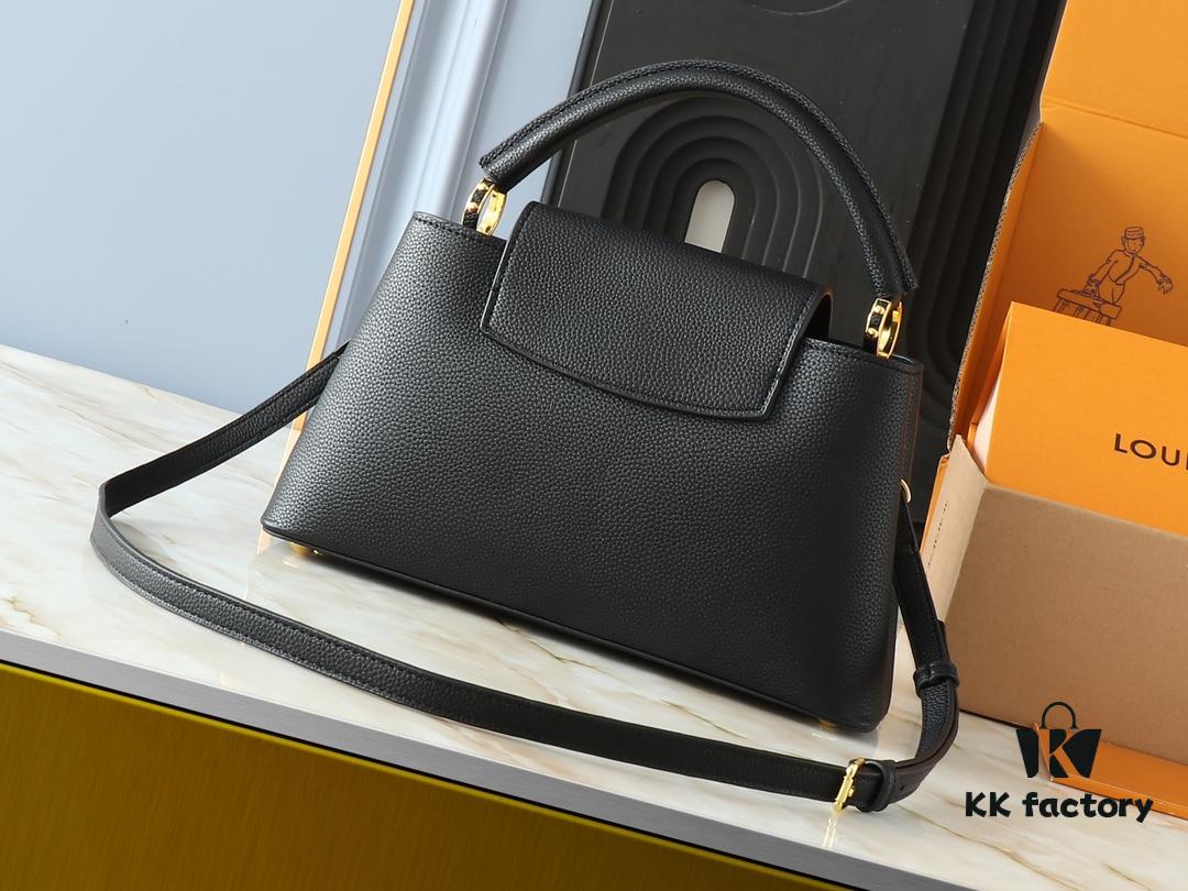 Upgraded Original M24664 M24671 M24666 Capucines East West Medium Handbag from LV Crush Collection