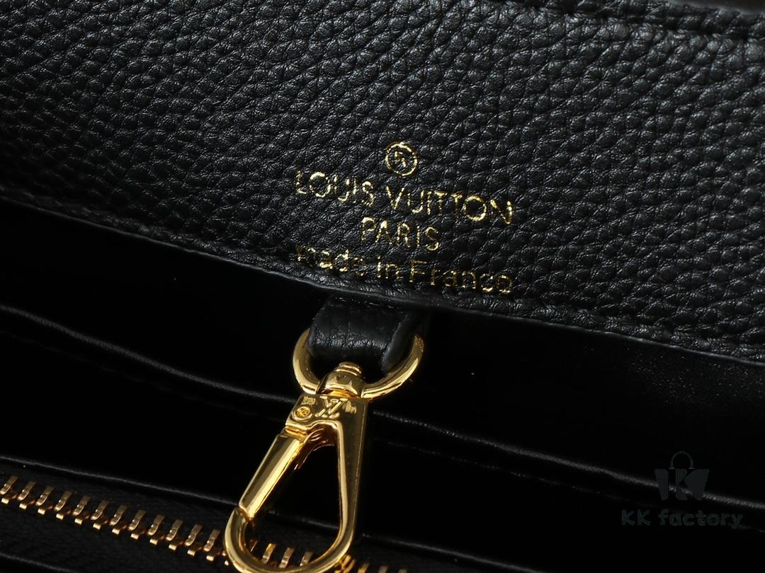 Upgraded Original M24664 M24671 M24666 Capucines East West Medium Handbag from LV Crush Collection