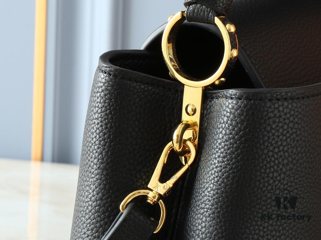 Upgraded Original M24664 M24671 M24666 Capucines East West Medium Handbag from LV Crush Collection