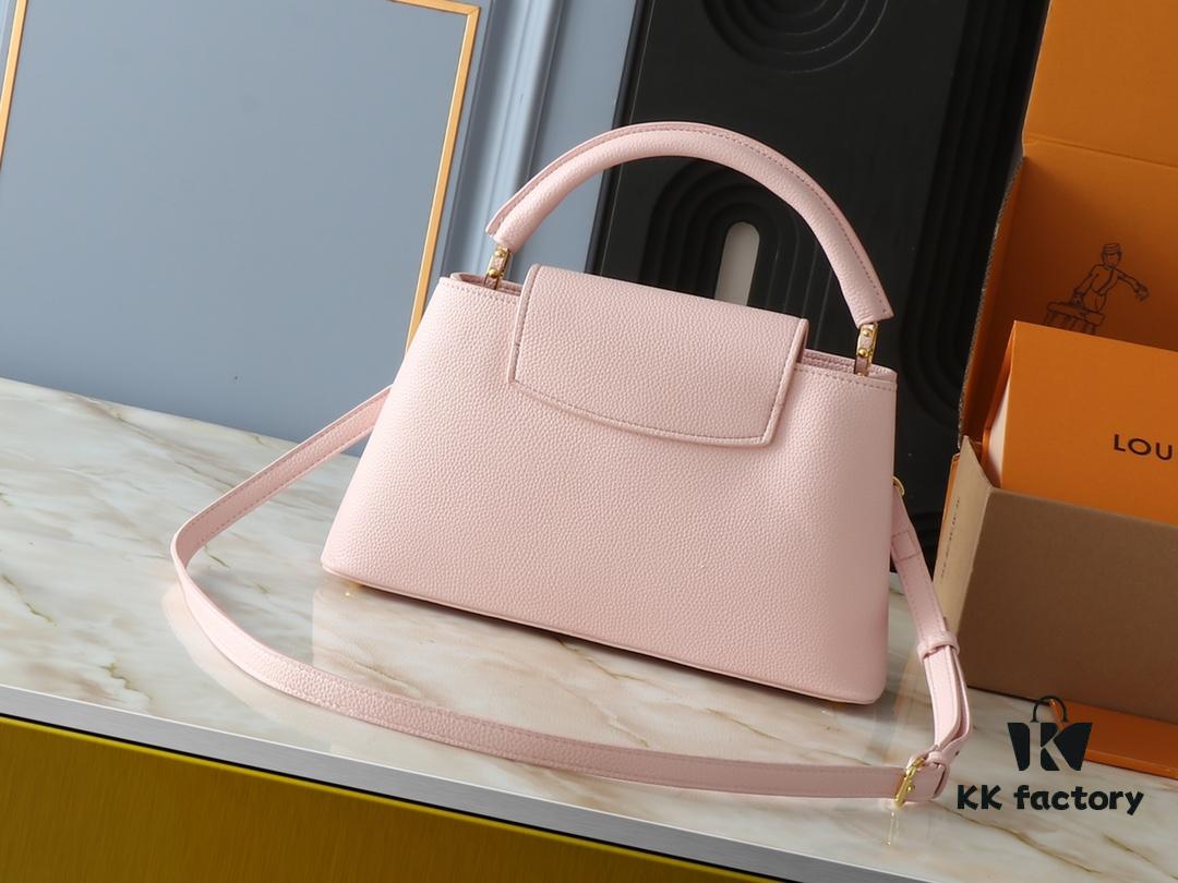 Upgraded Original M24664 M24671 M24666 Capucines East West Medium Handbag from LV Crush Collection