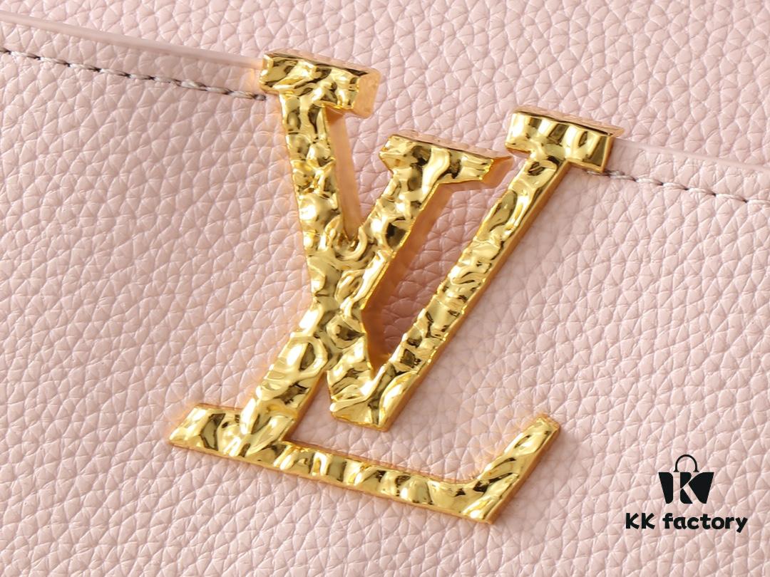 Upgraded Original M24664 M24671 M24666 Capucines East West Medium Handbag from LV Crush Collection