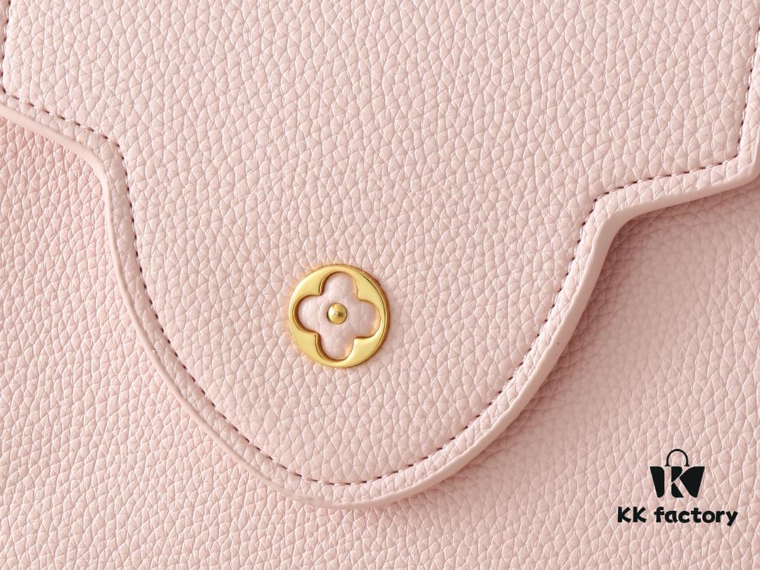 Upgraded Original M24664 M24671 M24666 Capucines East West Medium Handbag from LV Crush Collection