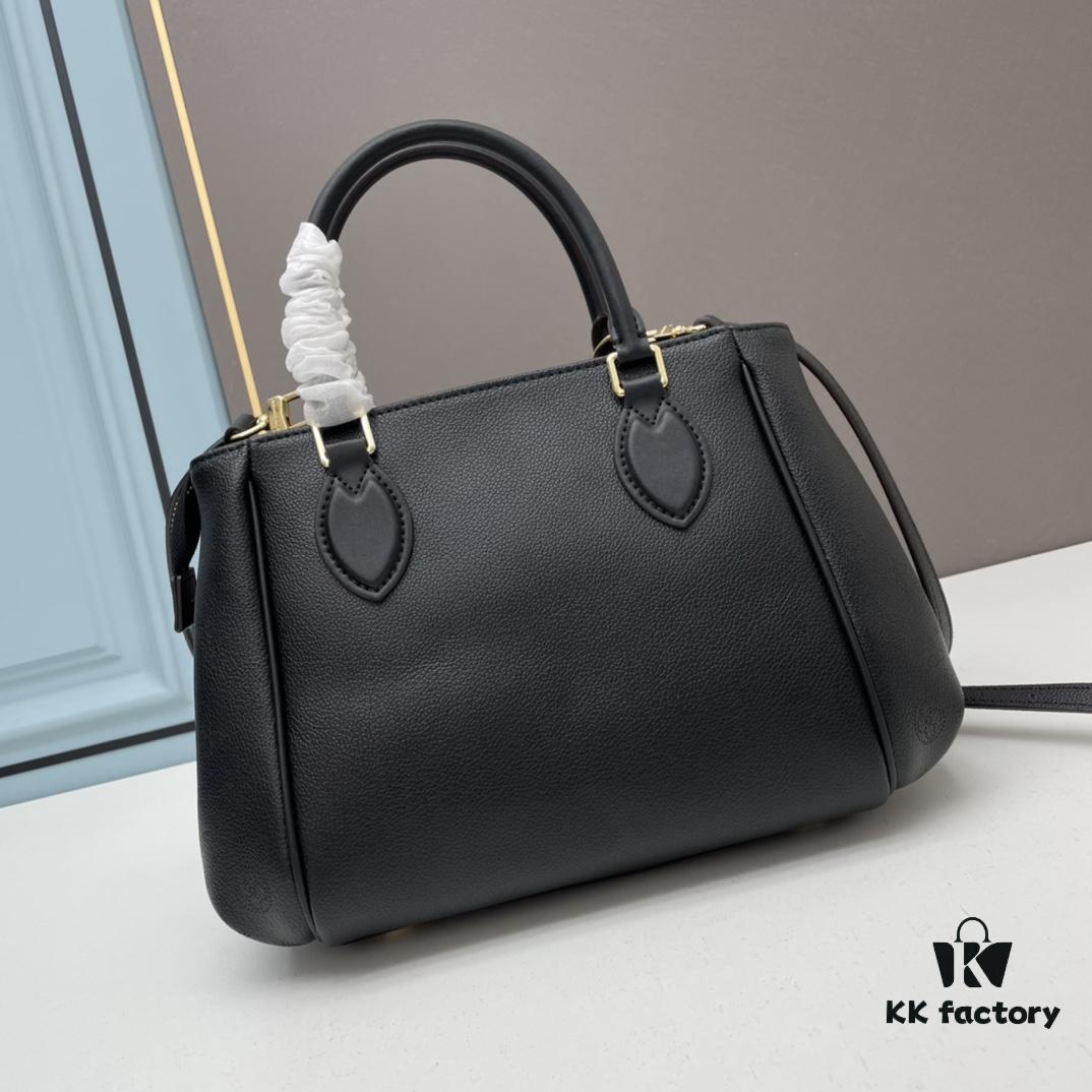 New LV Monogram Leather Handheld Shoulder Crossbody Bag Model 58188 with Long Strap, 2022 New Fashion Women's Bag, Monogram Genuine Leather Shoulder Strap, Large Capacity [Strong] Size 33-22-16cm