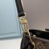 New LV Monogram Leather Handheld, Shoulder and Crossbody Bag Model 58188