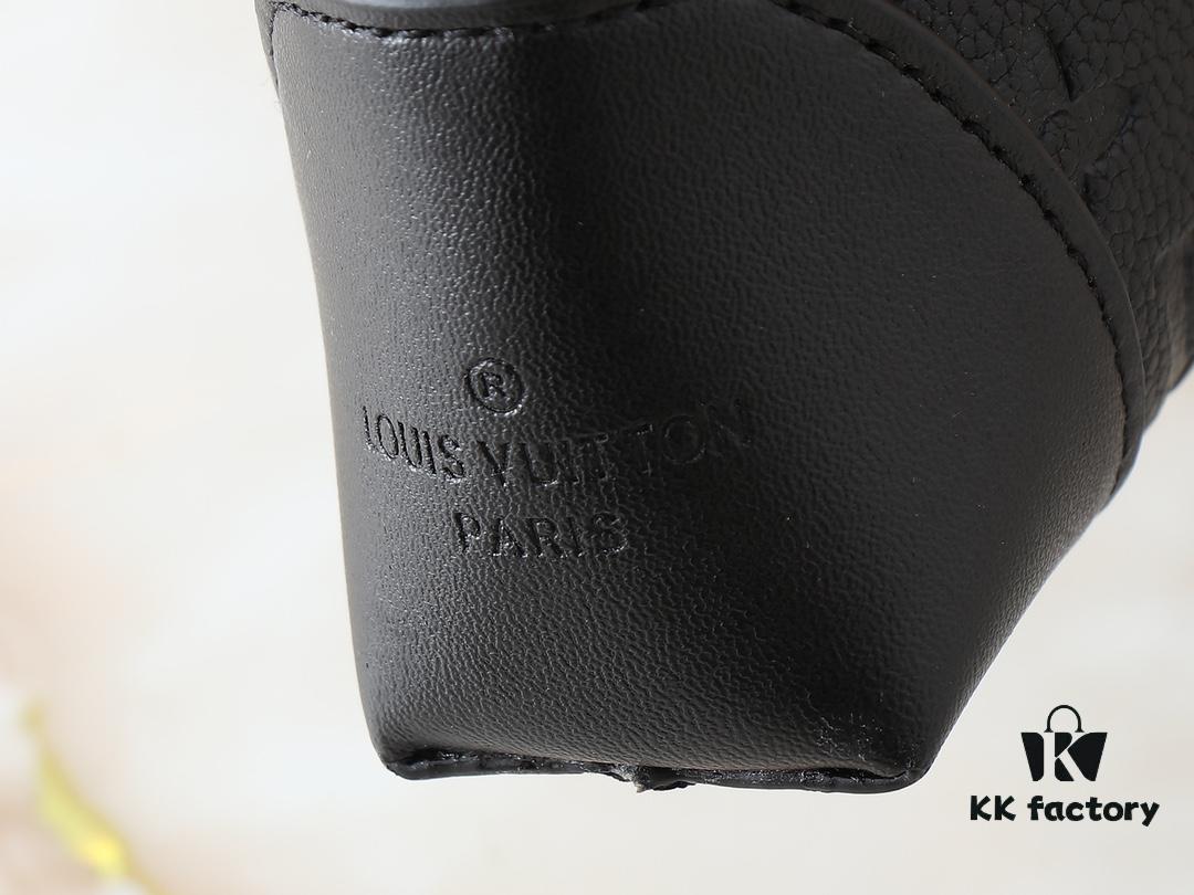 Upgraded Original M12174 Pochette Sèvres from LV Ski Collection in Shiny Gunmetal Tone