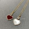 Chopard Happy Hearts Collection Heart Pendant Necklace with Diamonds, Two Colors Available in Stock