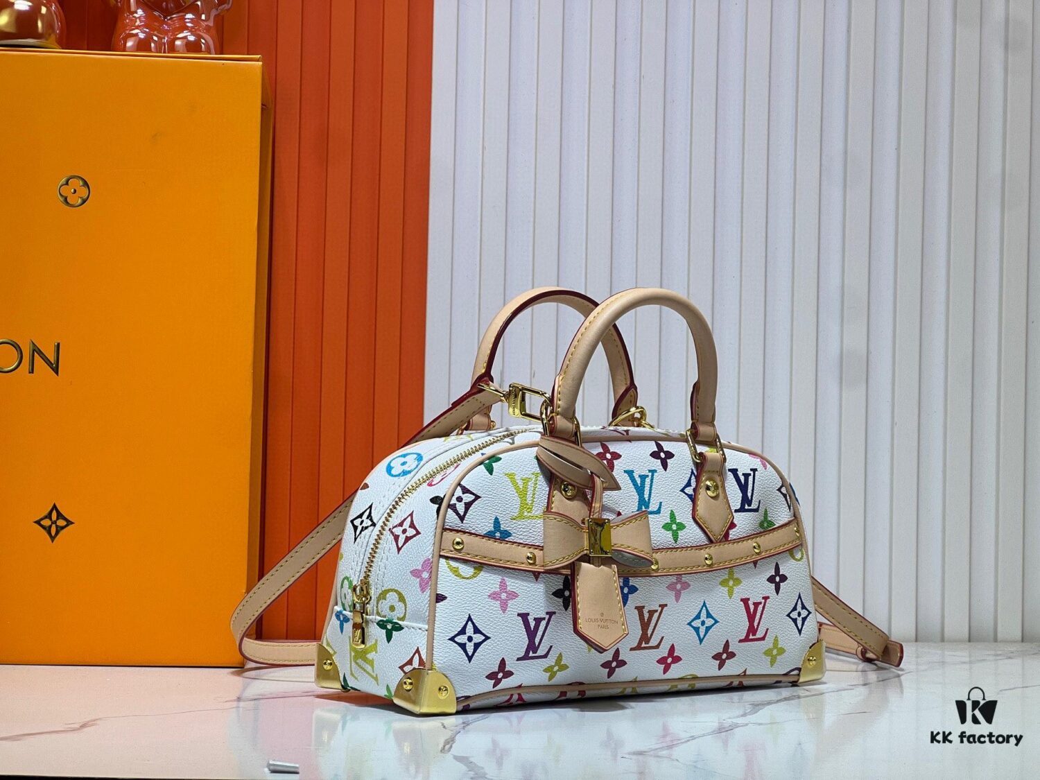 Upgraded Original M13084 Handbag East West Bag from Louis Vuitton x Takashi Murakami Reissue Collection