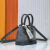 Upgraded Original Embossed Denim [Alma Nano Shell Handbag] M82717 Mini Shell Bag Series New Launch Nano Alma Bag