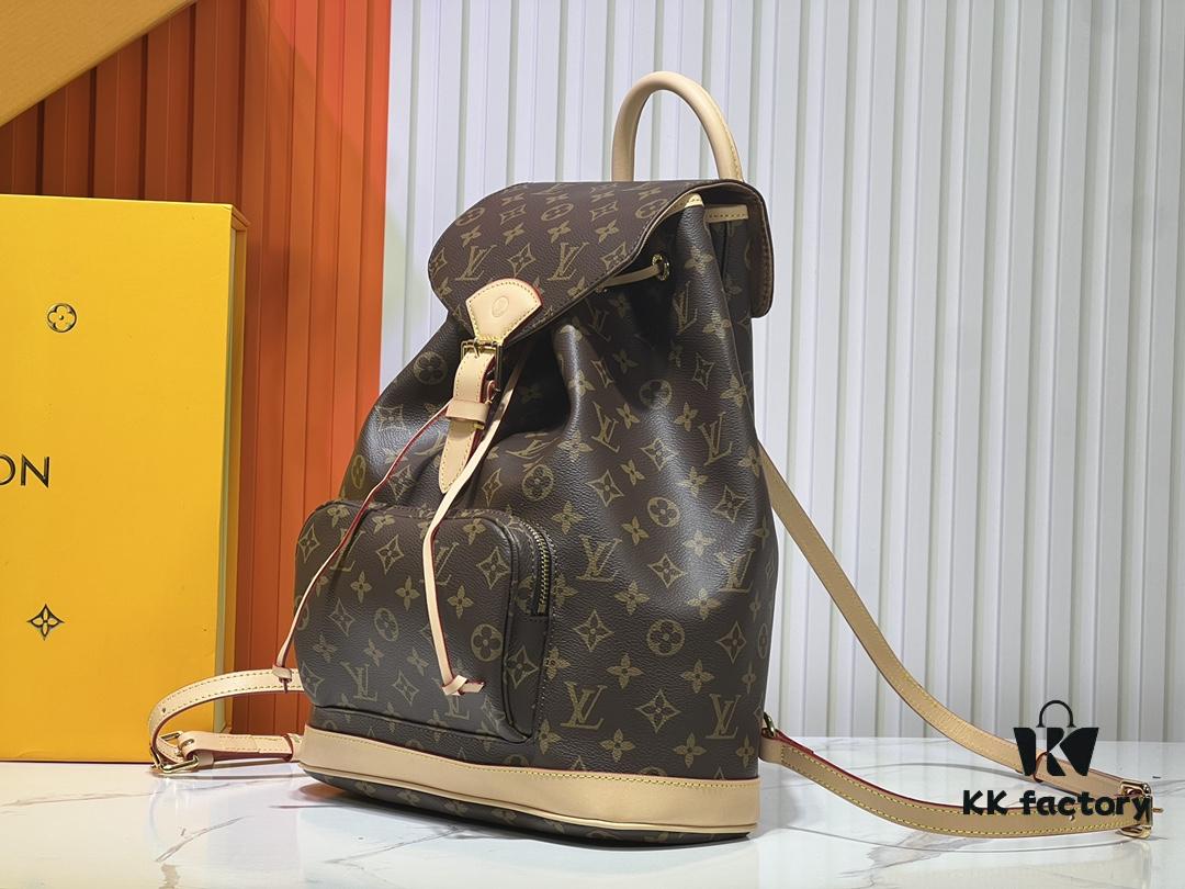 M11197 Upgraded Color-Changing Leather Nicolas Ghesquière Montsouris Medium Backpack