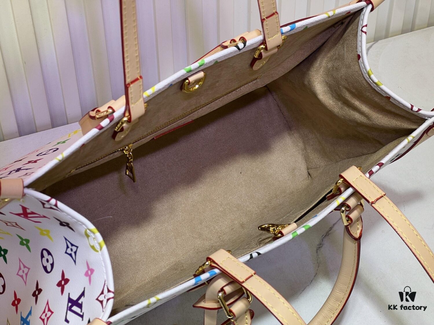 Upgraded Original M13079 Louis Vuitton x Takashi Murakami Reimagined OnTheGo MM Handbag