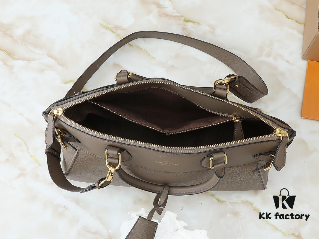 Upgraded Original Lock It MM Bag in M11214 Green, M22914 Black, M22925 Brown, M23061 Beige, M22927 Grayish Brown