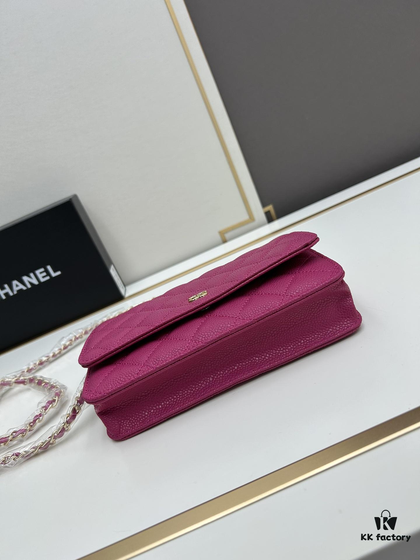 Chanel WOC Classic Fortune Bag with Box (33814 Ball Texture)