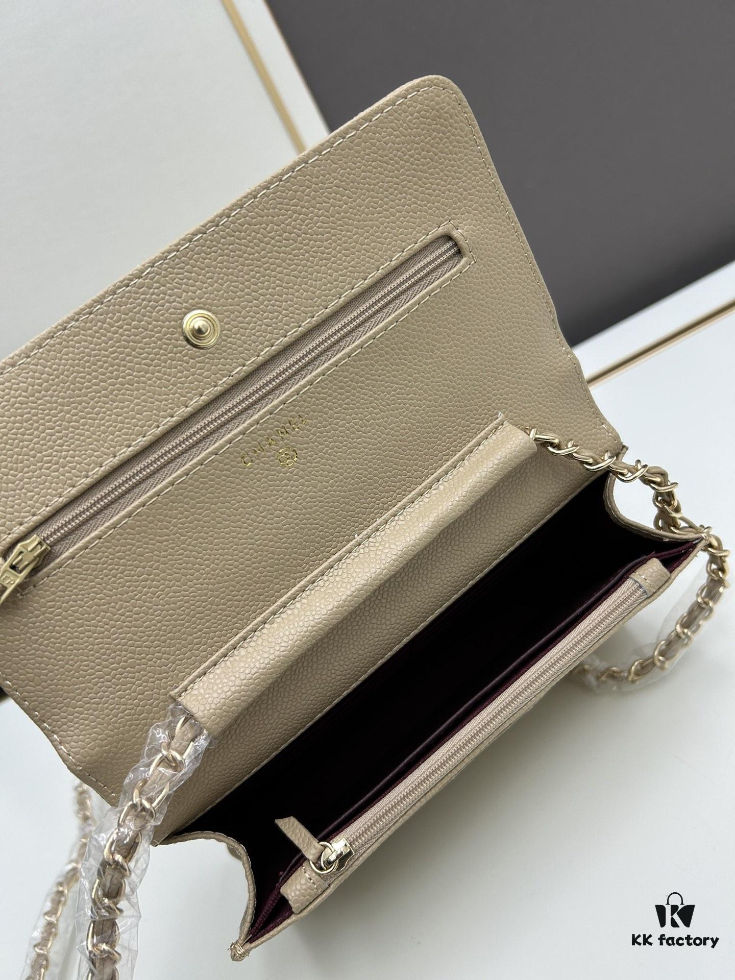 Chanel WOC Classic Fortune Bag with Box (33814 Ball Texture) - Can Be Worn as Crossbody, Shoulder or Clutch