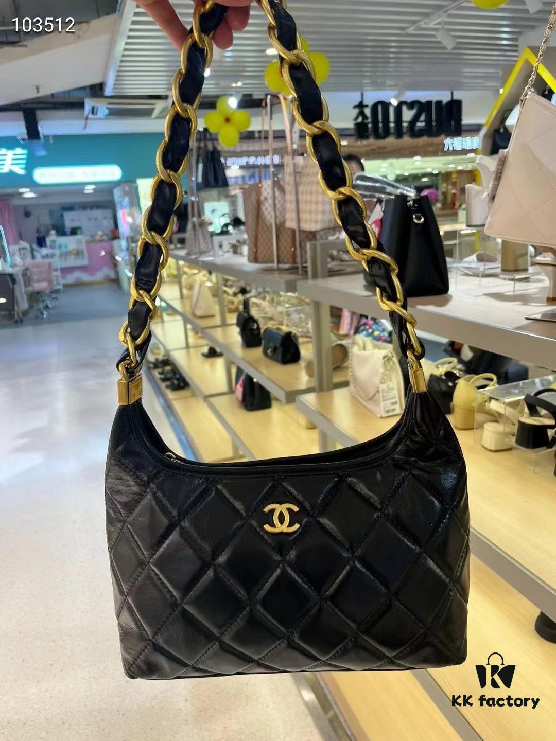 CHANEL 24A Large Hobo Bag in Wax Leather – In Stock Now