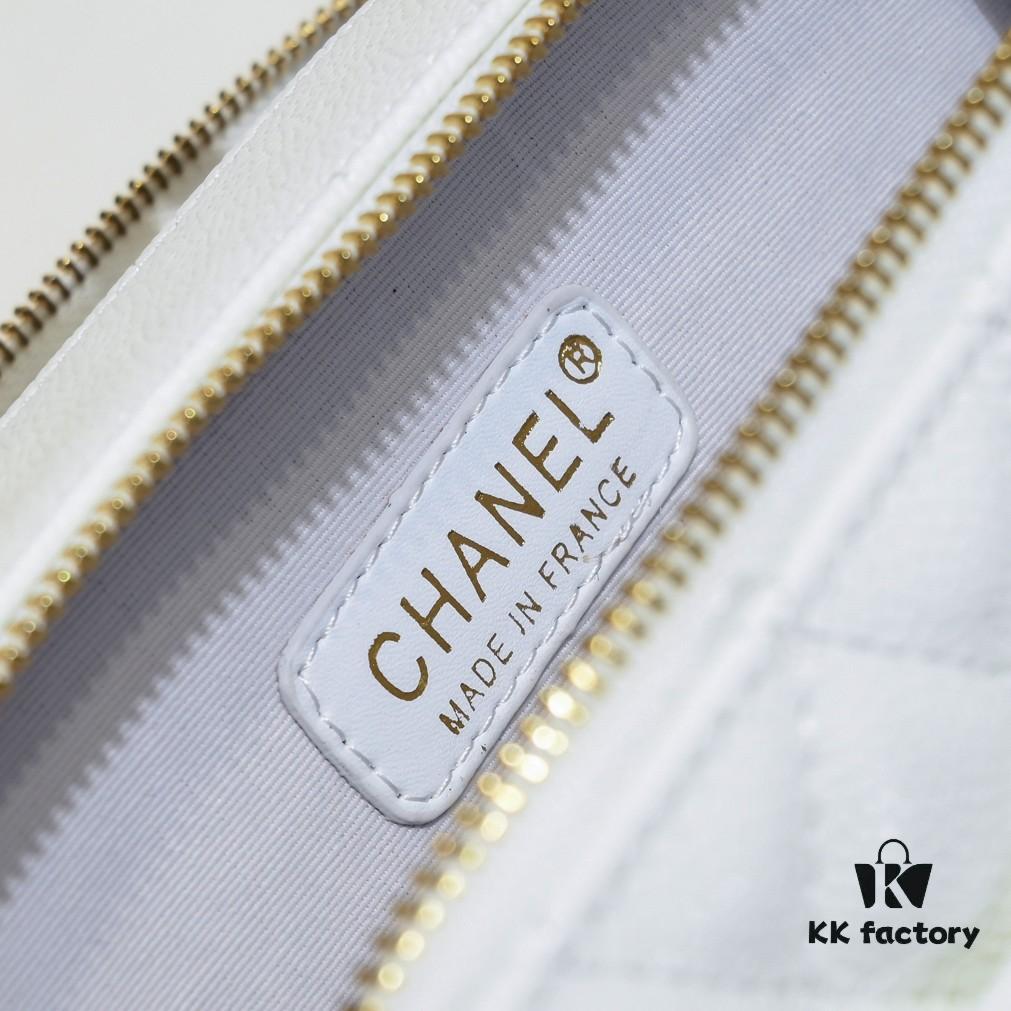 Chanel Official Website Caviar Handle Letter Bag Double C Camera Chain Crossbody Bag, Model No. 9081, Size: 20*9*15cm