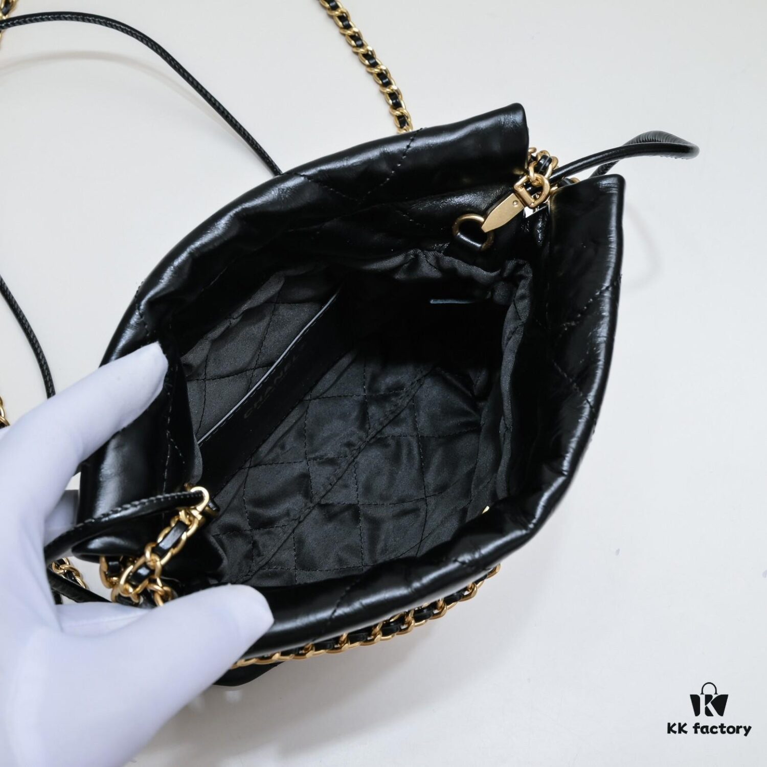 Chanel Mini 22 Bag in Classic Black from the Spring/Summer 2023 Collection