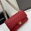Chanel Classic CF1112, Calf Grain Leather, Electroplated Hardware with Special Glaze Sealing for Long-Lasting Color Retention, Premium Custom Replica Level