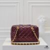 Chanel 24B Coarse Chain Pillow Bag, Top-Grade Cowhide, Shoulder Bag with Elegant and Charming Design