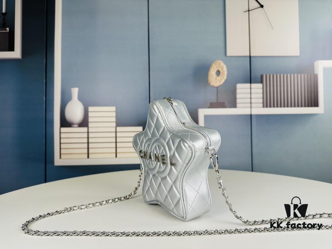 New Arrival Lucky Star CHANEL Mini Bag – Stunning Star-Shaped Design, Golden Luxury Shine, Unique and Elegant Fashion Statement