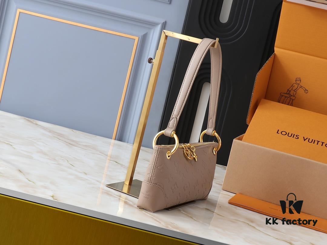 Upgraded Original M12174 This Pochette Sèvres Belongs to the LV Ski Collection, Ready to Shine in a 'Sparkling' Gunmetal Tone