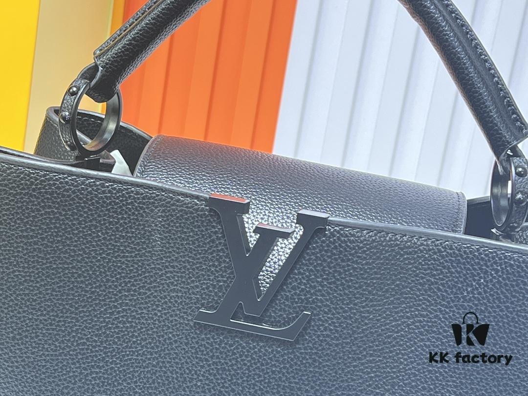 M24880 M24607 Black Out Collection Capucines Souple Large Handbag