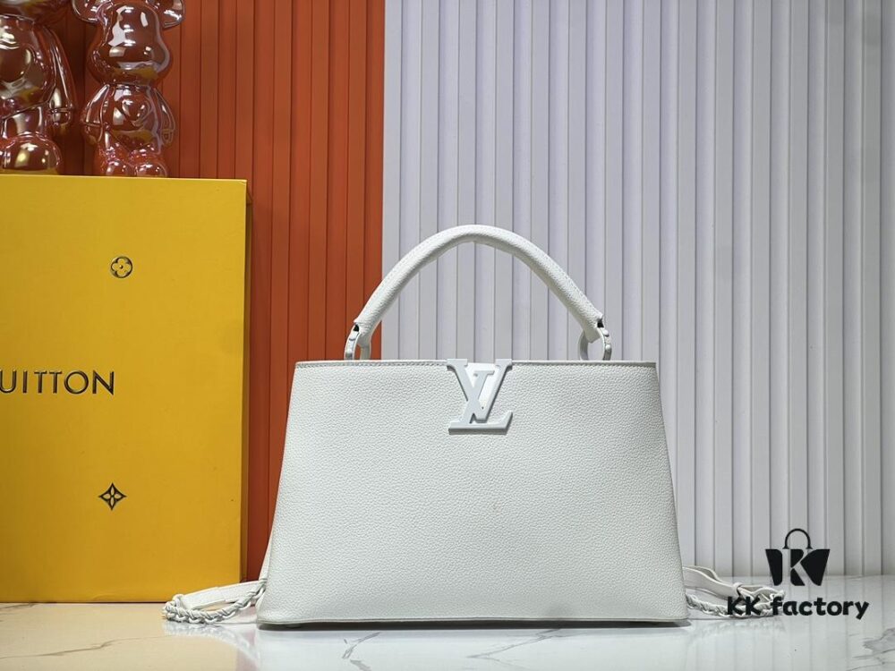 M24880 M24607 Black Out Capucines Souple Large Handbag