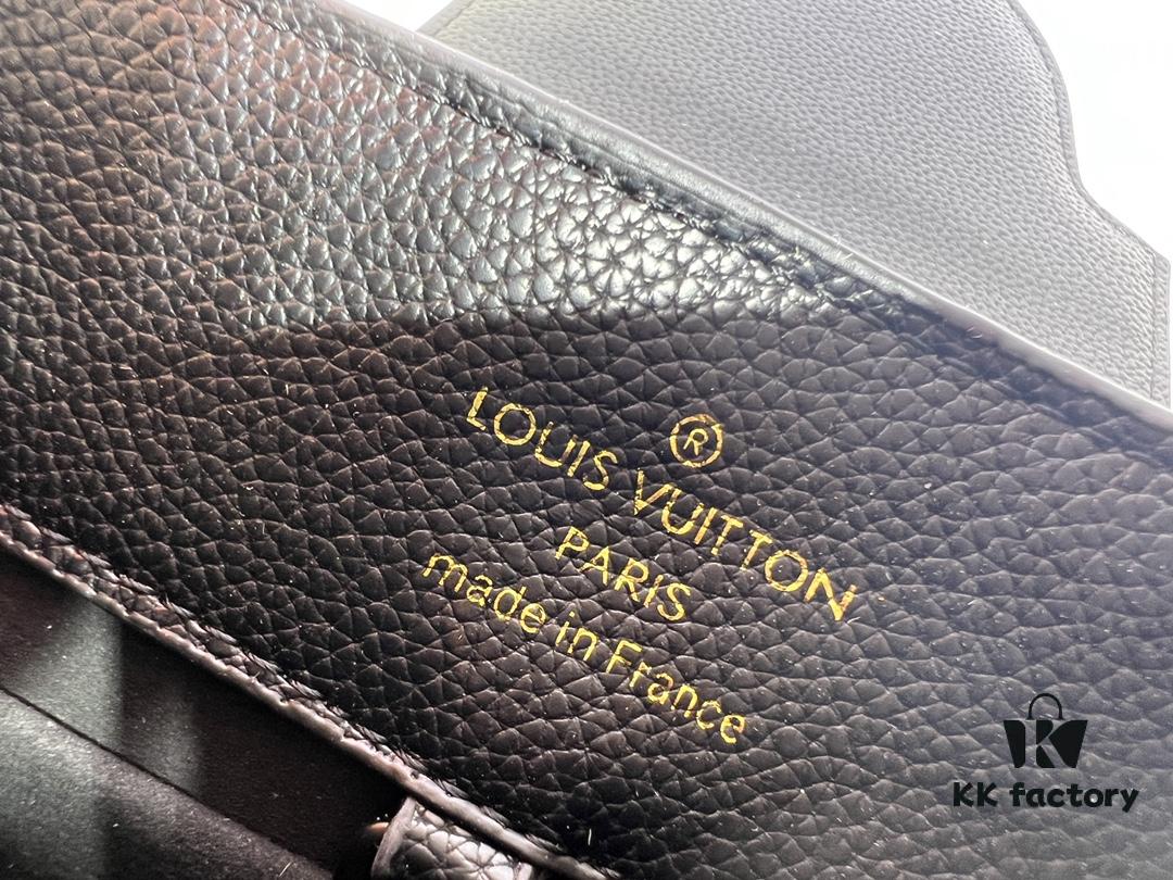 M24880 M24607 Black Out Collection Capucines Souple Large Handbag