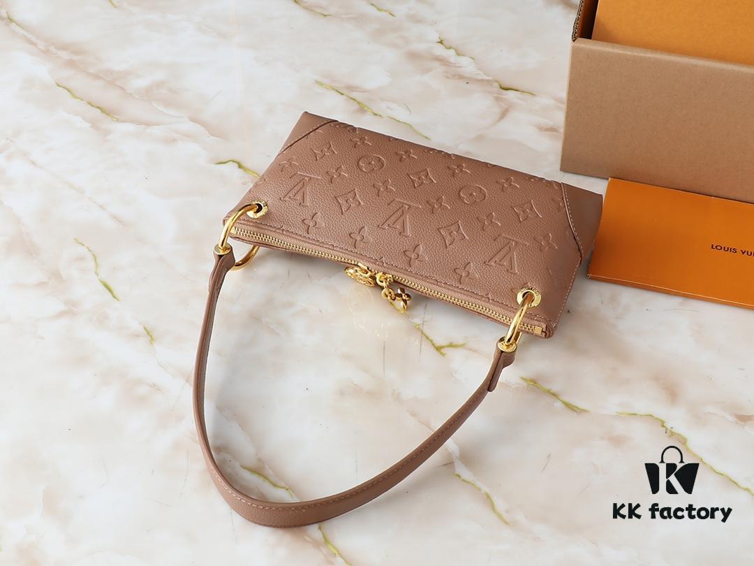 Upgraded Original M12174 Pochette Sèvres from the LV Ski Collection, Ready to Shine in 'Lustrous' Gunmetal Tone