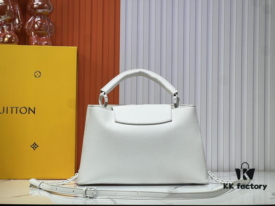 M24880 M24607 Black Out Capucines Souple Large Handbag