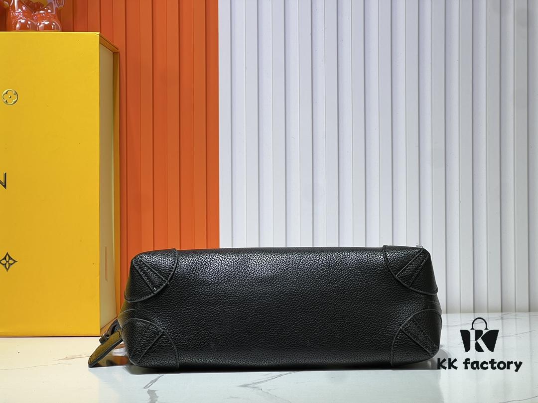 Upgraded M11607 Full Leather Black M11533 Monogram Gradient Steamer Crossbody Bag