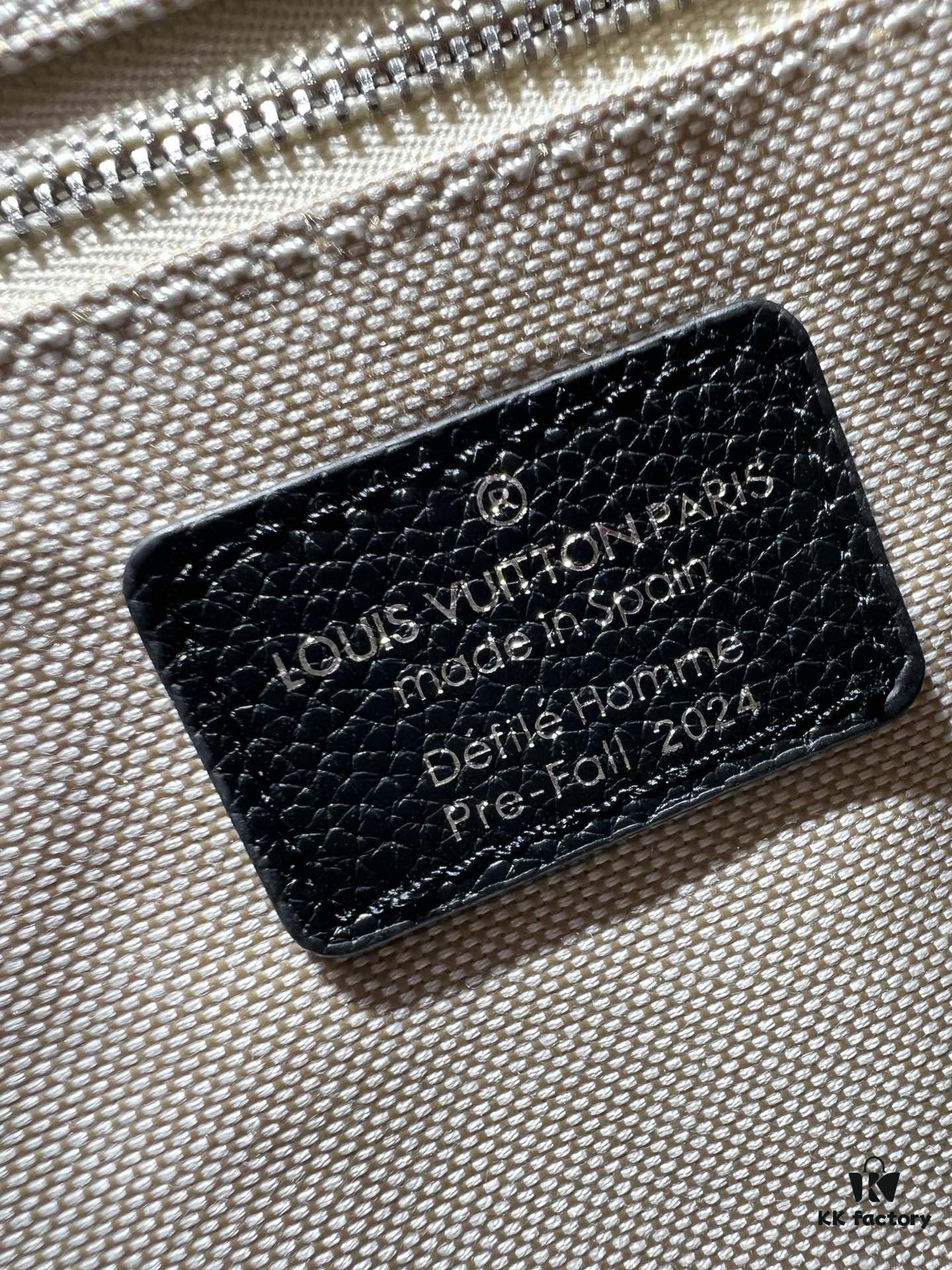 Upgraded M11607 Full Leather Black M11533 Monogram Gradient Steamer Crossbody Bag