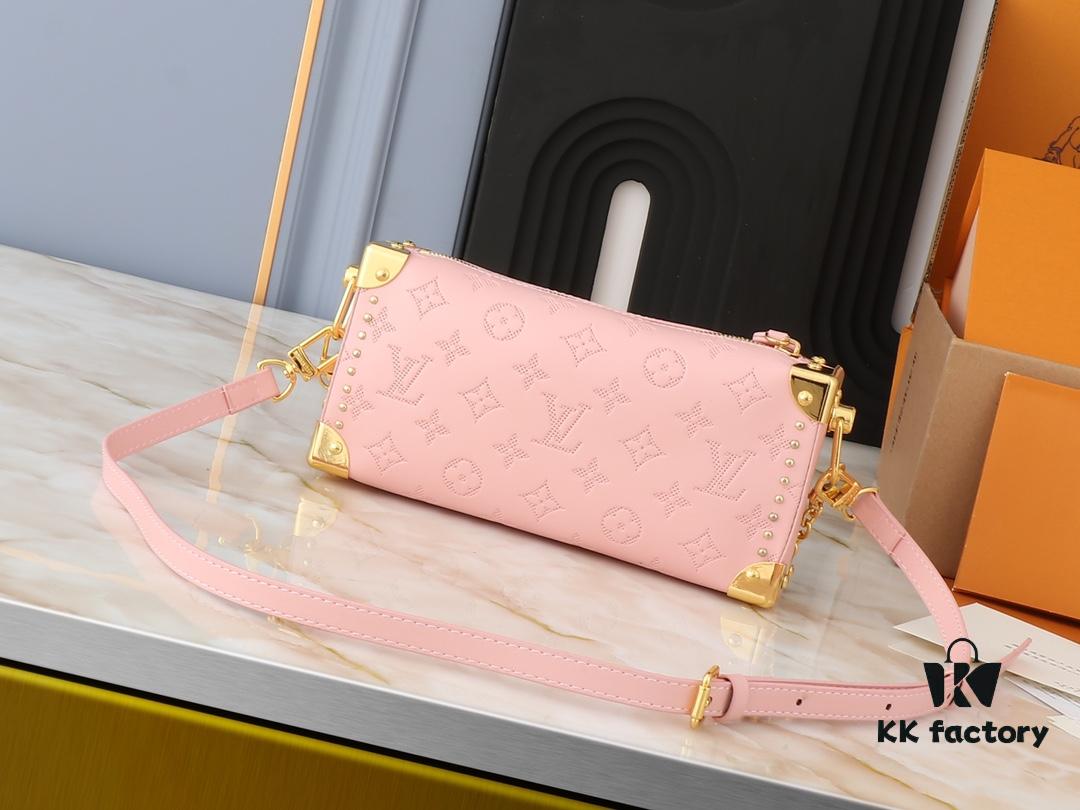 Upgraded Original M46356 M46358 2025 Spring Runway Style Horizontal Mini Trunk LV Side Trunk Inspired by Eileen Gu Box Bag