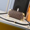 Upgraded Original M46356 M46358 2025 Spring Runway Style Horizontal Mini Trunk LV Side Trunk Inspired by Eileen Gu Box Bag