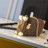 Upgraded Original M46356 M46358 2025 Spring Runway Style Horizontal Mini Trunk LV Side Trunk Inspired by Eileen Gu Box Bag