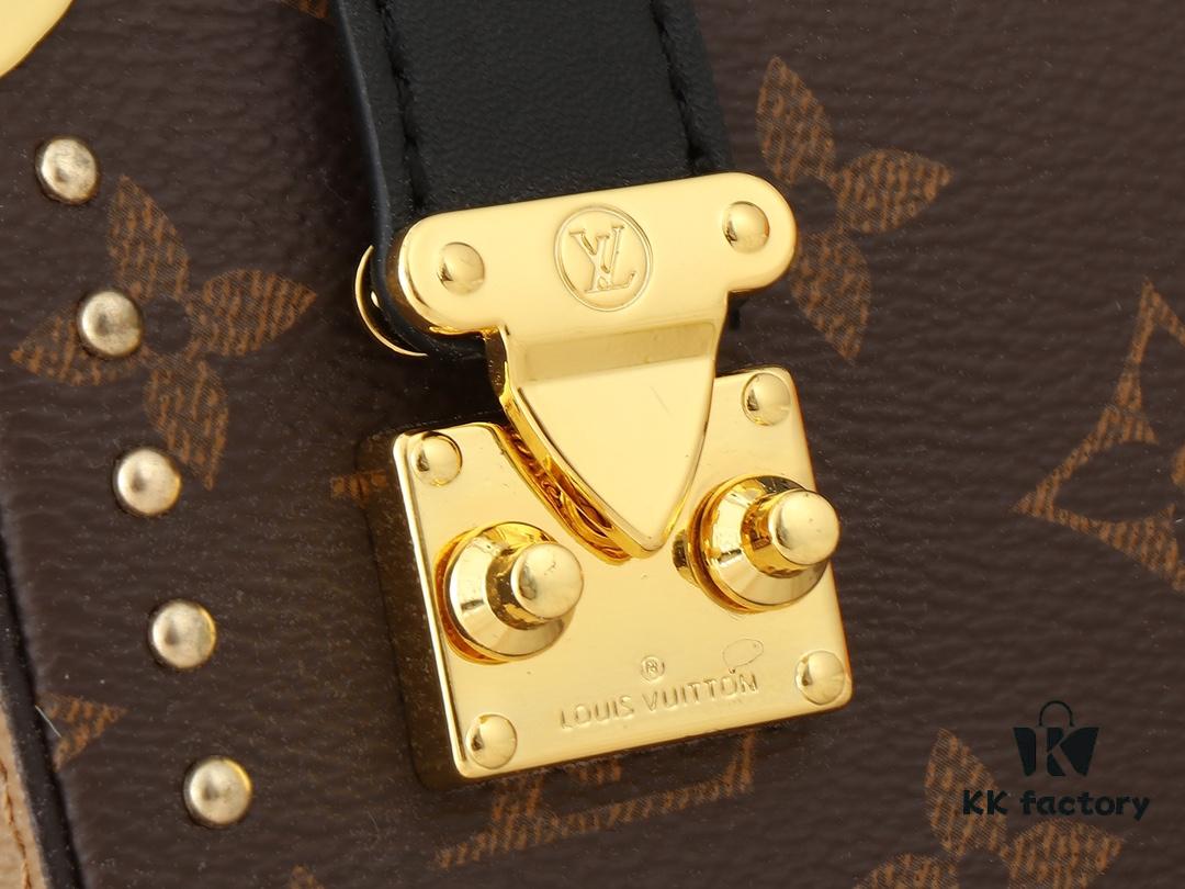 Upgraded Original M46356 M46358 2025 Spring Runway Style Horizontal Mini Trunk LV Side Trunk Inspired by Eileen Gu Box Bag