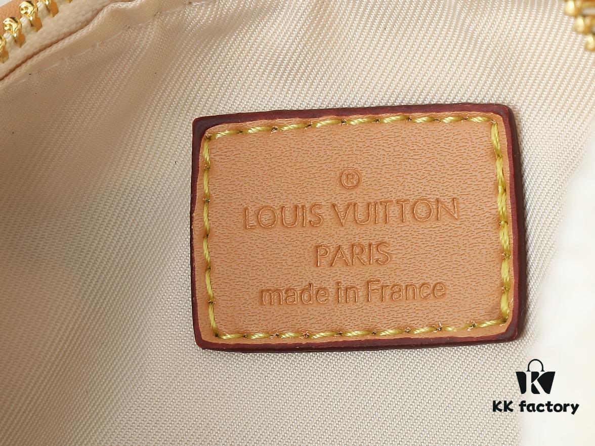 Upgraded Original M11920 LV Ski Collection Hills Pochette Clutch with Shimmering Metallic Accents