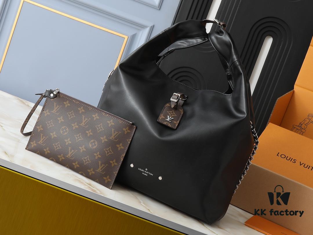 Upgraded Original M11266 M11387 Atlantis Medium Handbag from the Dark Side Collection